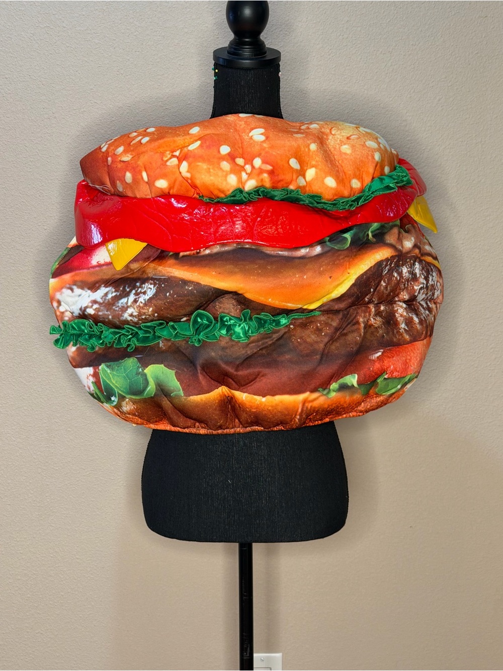 Kids Hamburger Costume Top - sz 4-10
